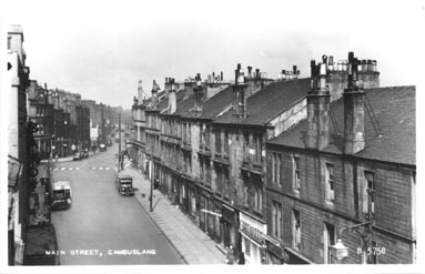 Main Street at The Cross 1960's - Card No.B.5758 - Valentine & Sons Ltd., Dundee & London